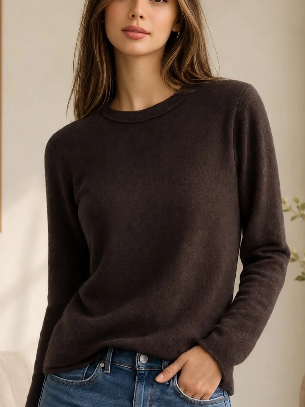 J. Crew 100% cashmere sweater crew neck classic fit